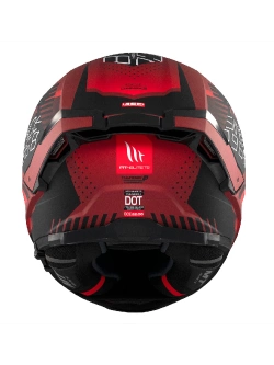 Kask integralny MT Thunder 4 SV Luminence D5 czerwono-czarny matowy