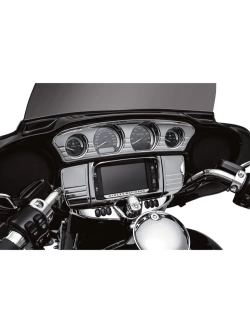 Panel radiowy Kuryakyn Tri-Line Harley Davidson (wybrane modele) srebrny