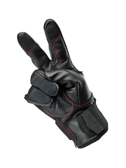 Rękawice motocyklowe Biltwell Belden czarno-czerwone