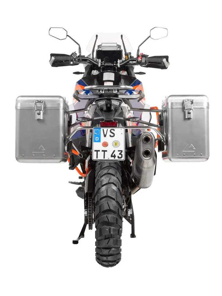 Stelaże kufrów bocznych Touratech KTM Super Adventure 1290 S/R (21-24) srebrne