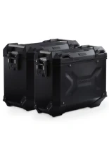 Zestaw: kufry boczne + stelaże Pro TRAX ADV SW-Motech BMW R 1200 GS (04-12)/ Adventure (06-13) czarne [poj.: 37 + 45l]