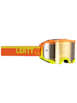 Gogle motocyklowe z lustrzaną brązową szybą Leatt Velocity 4.5 Iriz Citrus