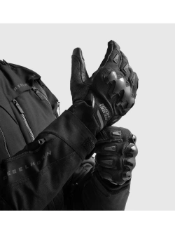Rękawice motocyklowe Rebelhorn Defender czarne