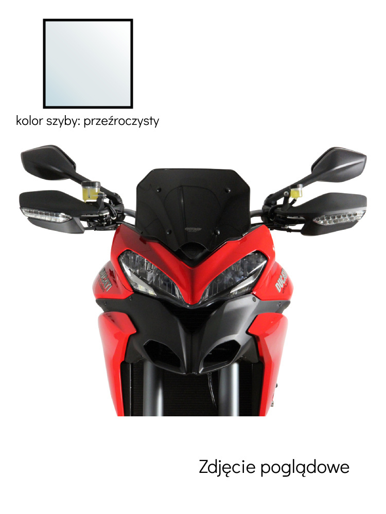 Szyba motocyklowa MRA Sport-Screen "SP" Ducati Multistrada 1200 (13-14) przeźroczysta