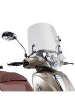 Szyba do skutera GIVI Piaggio Beverly 125IE/ 300IE/ 350 (10-20) przezroczysta [mocowanie w zestawie]