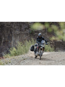 Kurtka motocyklowa tekstylna Klim Carlsbad czarno-szara