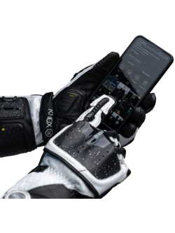 Rękawice motocyklowe Knox Handroid MK5 czarno-białe
