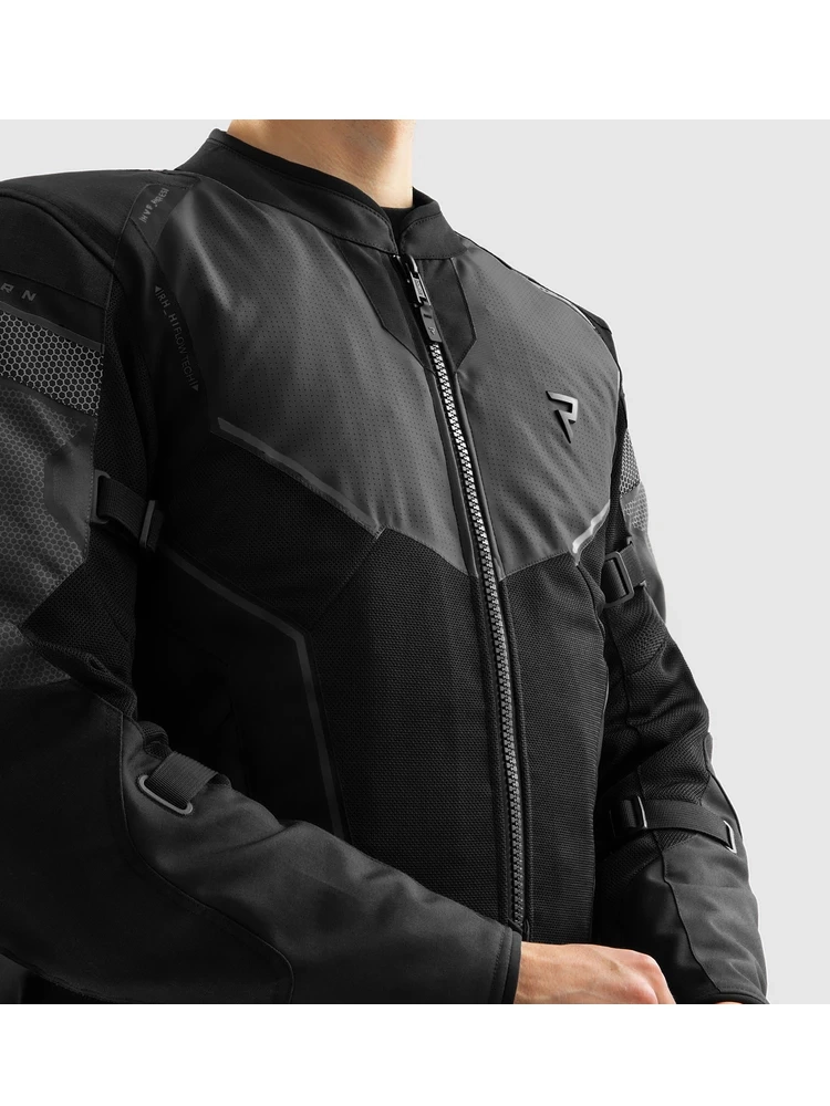 Kurtka motocyklowa tekstylna Rebelhorn Hiflow V czarna