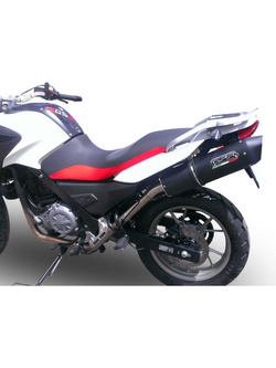 Tłumik motocyklowy G.P.R Furore Poppy BMW G 650 GS/ Sertao (10-16) karbonowy [z homologacją]