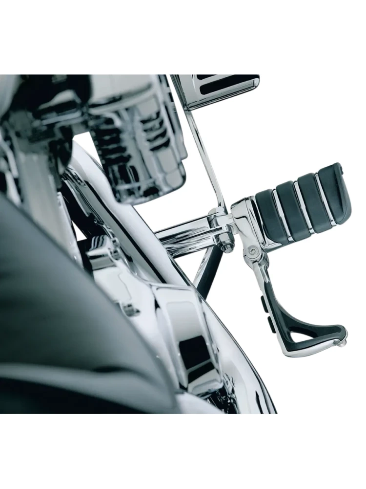 Podnóżki motocyklowe Kuryakyn Switchblade srebrno-czarne