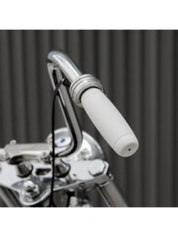 Manetki motocyklowe Biltwell Recoil TPV do kierownic o średnicy 22 [mm] białe