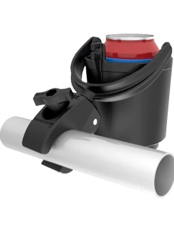 Samopoziomujący uchwyt na napoje RAM Level Cup z klamrą zaciskową Tough-Claw [pojemność ok. 470 ml]