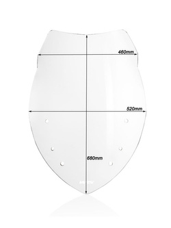 Szyba motocyklowa WRS Touring BMW R 1200 RT (05-13) przezroczysta