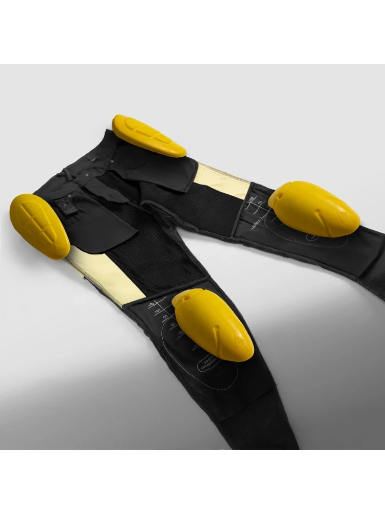 Jeansy motocyklowe damskie Rebelhorn Faster czarne