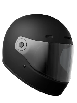 Kask integralny John Doe One Frozen czarny matowy