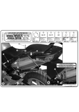 Stelaż pod sakwy motocyklowe Kappa Honda CBF 500 (04-12)/ 600S/ N (04-12)/ 1000/ ABS (06-09)