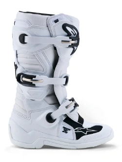Buty enduro dziecięce Alpinestars MX Tech 7S białe