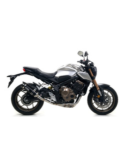 Tłumik Arrow Honda CB 650 R [19-21] [Street Thunder, Aluminium "Dark" + carbon]