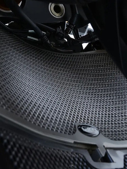 Osłona chłodnicy R&G aluminiowa do Yamaha YZF-R6 (17-) czarna