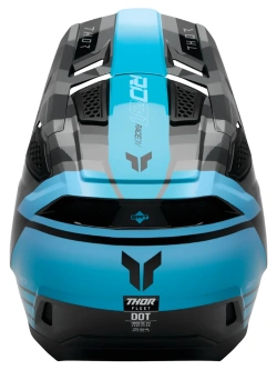 Kask enduro Thor Fleet czarno-niebieski