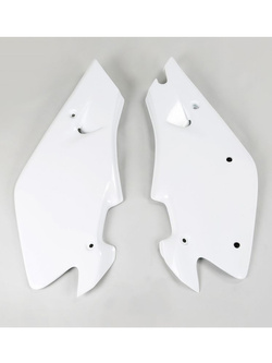 Osłony boczne tylne UFO do Husqvarna CR 125/250/360 (00-03) białe