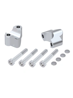 Podwyższenie kierownicy Hepco&Becker KTM 990 Duke/R (24-) (25mm) srebrne