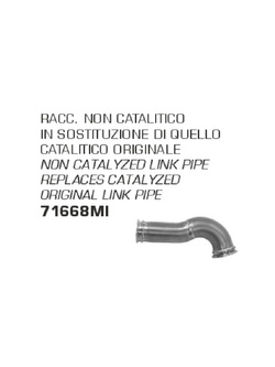 Rura łącząca Arrow KTM RC 125 [17-20]/ KTM RC 390 [17-20]/ KTM DUKE 125 [17-20]/ KTM DUKE 390 [17-20]/ Husqvarna Svartpilen / Vitpilen 401 [18-19]