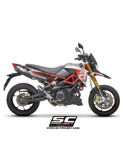 Tłumik motocyklowy SC Project SC1-M carbon Aprilia Dorsoduro 900 (17-20) włókno węglowe