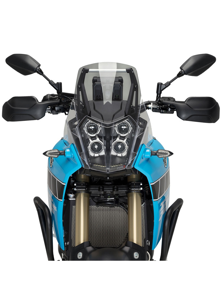 Szyba sportowa PUIG Yamaha Tenere 700 (19-), Rally Edition (21-), World Raid (22-), Explore/Extreme Edition (23-) czarna