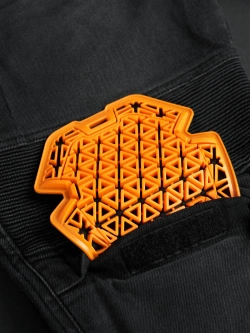 Jeansy motocyklowe Pando Moto Karl Devil AAA czarne