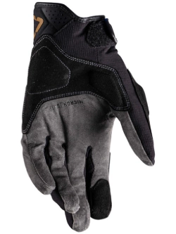 Rękawice motocyklowe Leatt Hydradri 6.5 Short Stealth czarno-szaro-brązowe