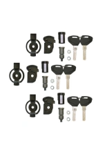 Zestaw 3-ech zamków Kappa Security Lock [3 wkładki, 6 kluczy]