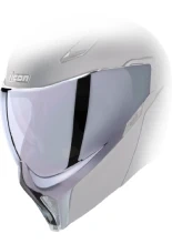 Szybka do kasku Icon Threshold™ lustrzana srebrna