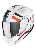 Kask szczękowy Scorpion EXO-930 EVO Ardens biało-czarno-czerwony matowy