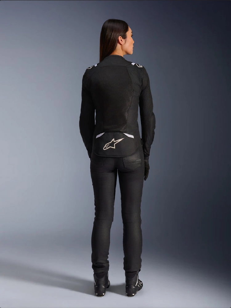 Kurtka motocyklowa damska tekstylna Alpinestars Stella T-SPS Air V2 czarno-biała