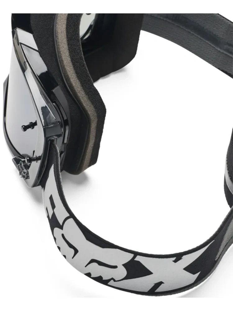 Gogle motocyklowe Fox Vue Core z przyciemnianą szybką, czarno-szare