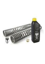 Zestaw sprężyn progresywnych przedniego widelca Black-T Stage1 Touratech Harley Davidson FLH/FLTR Roadking / Streetglide / Roadglide (14-16)