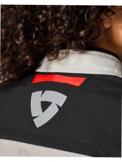 Kurtka motocyklowa damska tekstylna REV’IT! Outback 5 H2O szaro-czarna