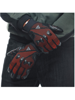 Rękawice motocyklowe Dainese Unruly Ergo-Tek czarno-czerwone