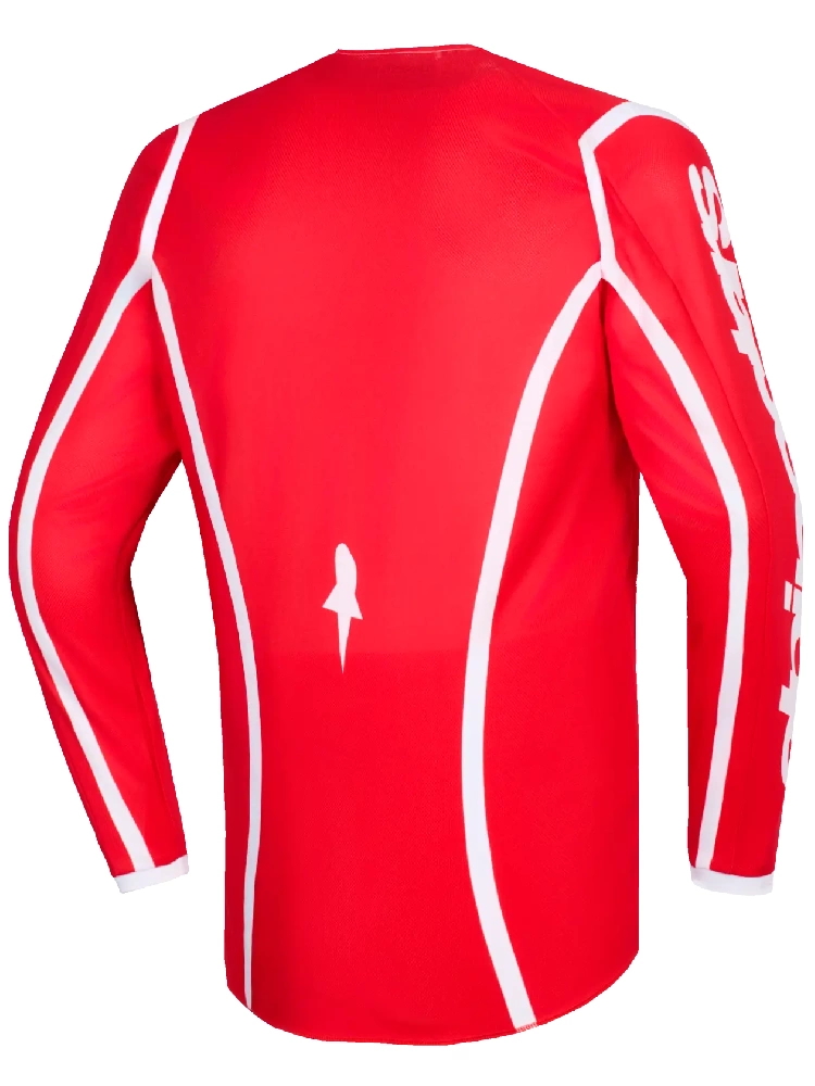 Bluza cross Alpinestars MX Fluid Apex czerwono-biała
