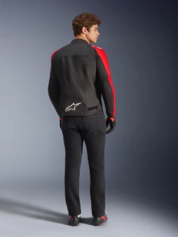 Kurtka motocyklowa tekstylna Alpinestars T-SPS V2 czarno-czerwono-szara