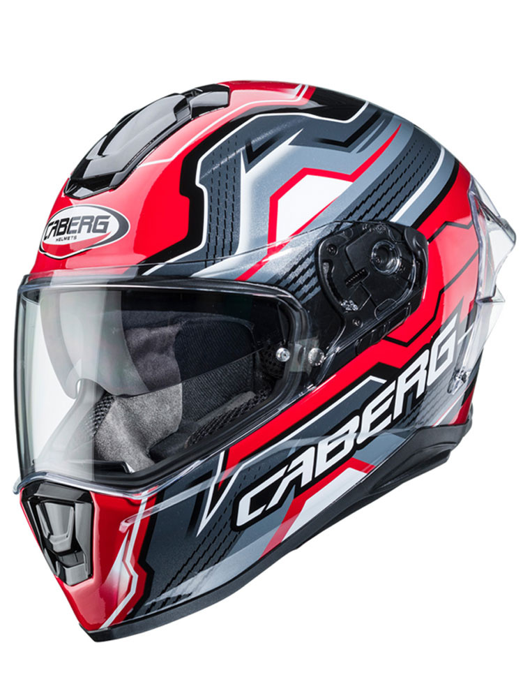 Kask integralny Caberg Drift Evo LB29 czarno-szaro-czerwony