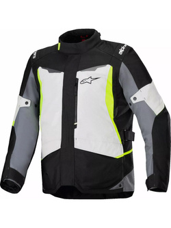 Kurtka motocyklowa tekstylna Alpinestars ST-1 WP czarno-szaro-fluo