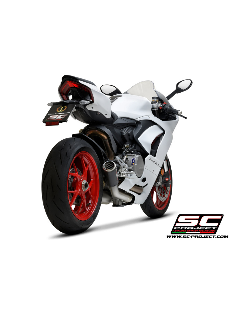 Układ wydechowy SC Project 2-1 CR-T M2 Ducati Panigale V2 (20-24) carbon