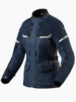 Kurtka motocyklowa damska tekstylna REV’IT! Outback 4 H2O niebieska