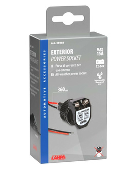 Gniazdo zasilania Lampa PX-2 wodoodporne [12/ 24V]