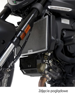 Osłona chłodnicy R&G aluminiowa do Ducati Monster 950 (21-)/ Monster 937 (21-) czerwona