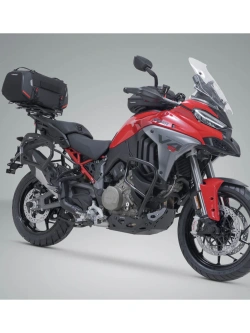 Zestaw: torba na tył Rackpack + stelaż Adventure-Rack SW-Motech Ducati Multistrada V4 / S / V4 Pikes Peak (20-)/ Rally (23-) [pojemność 32,0-42,0 l]
