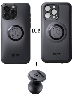 Zestaw: etui na telefon iPhone 15 Pro Max + uchwyt kulowy Pro SPC+ SP Connect