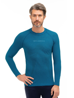 Koszulka termoaktywna Brubeck 3D Pro niebieska